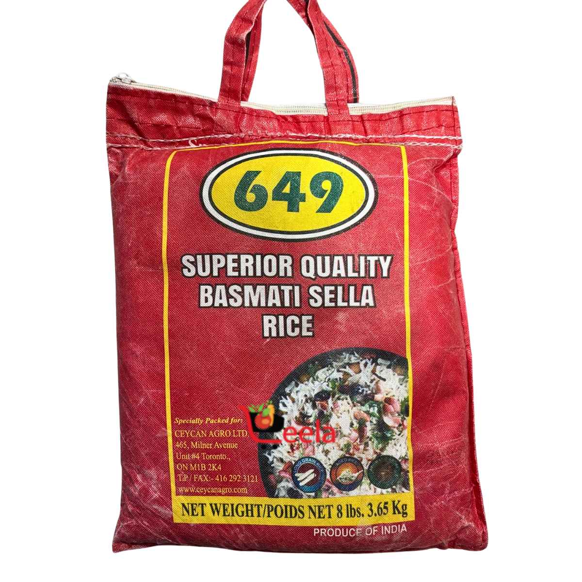 649 BASMATI SELLA RICE - 8LB