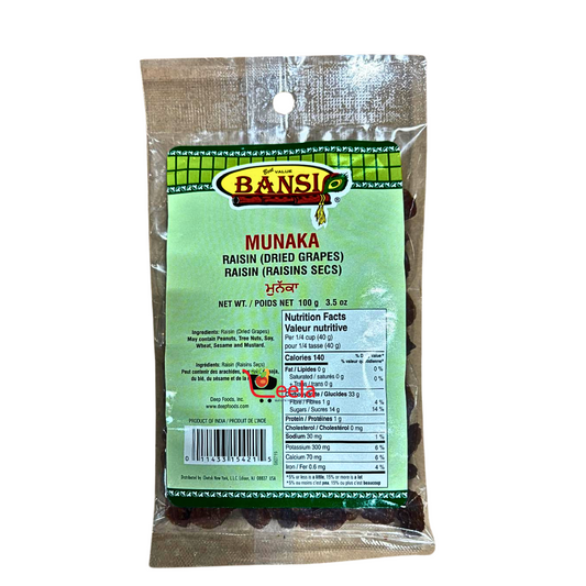 Bansi Munaka Draied Grapes 100g