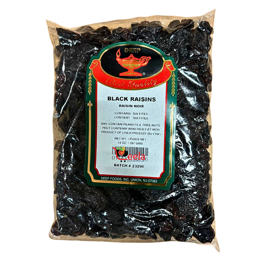 Deep Black Raisins 397g