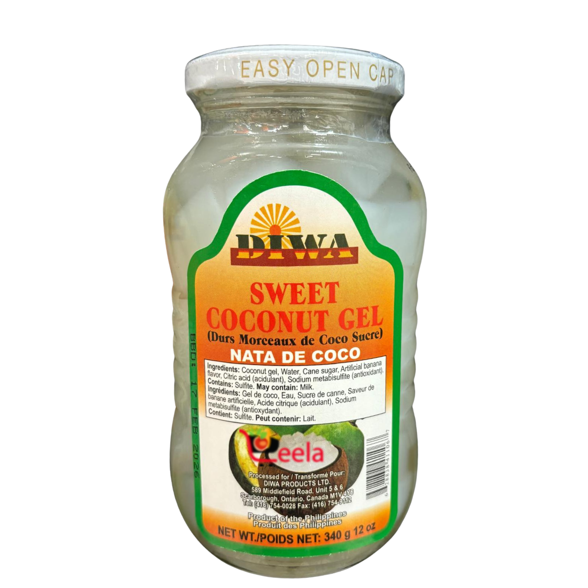 Diwa Sweet Coconut Gel (Coco) 340g