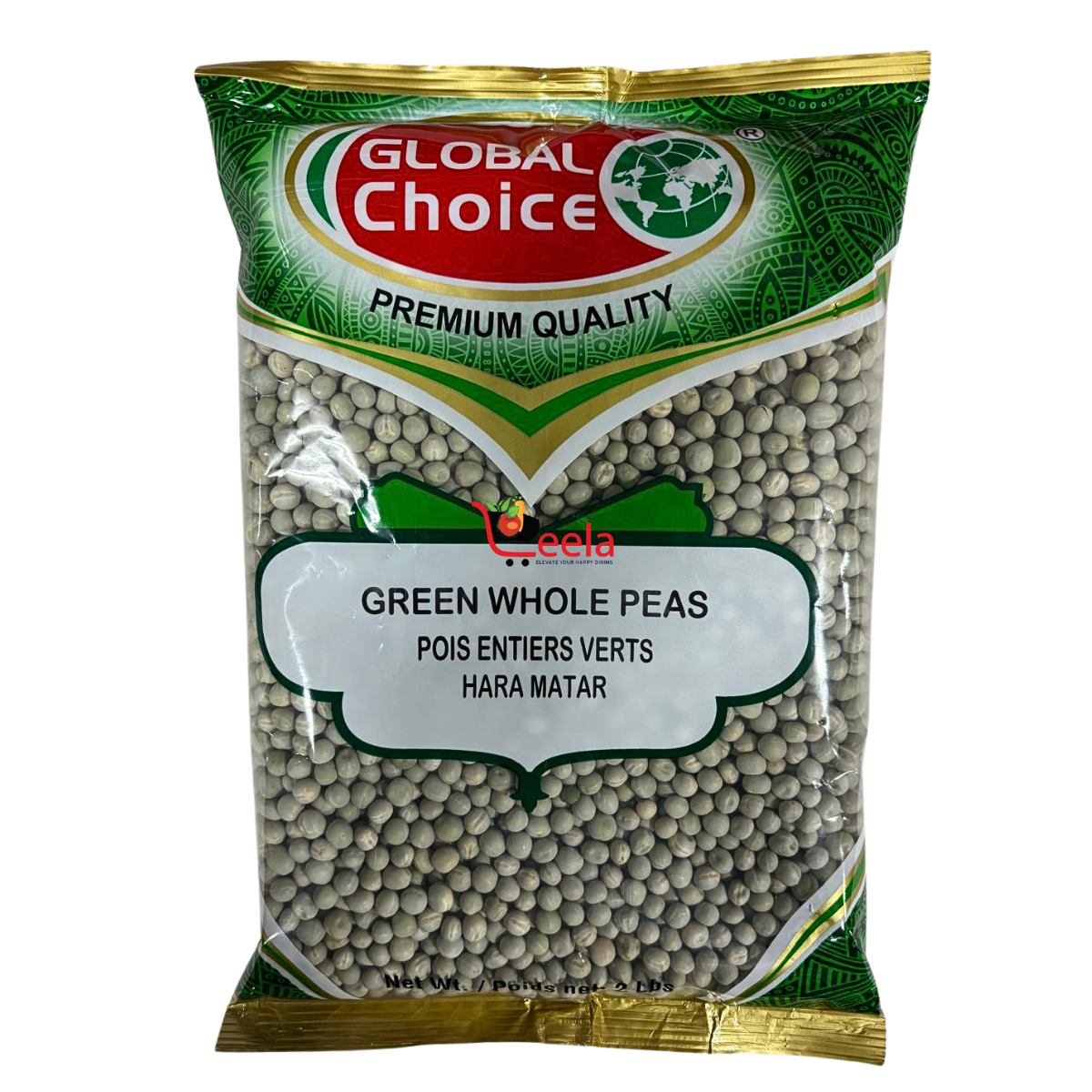 Global Choice Green Whole Peas 2lb