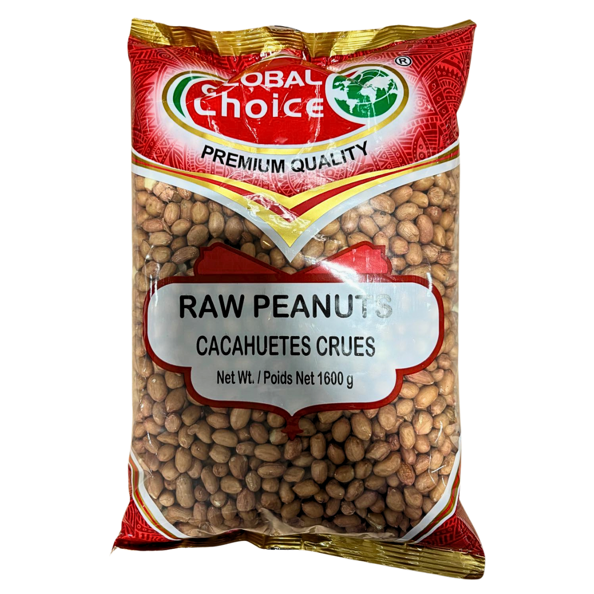 Global Choice Raw peanuts 1600g