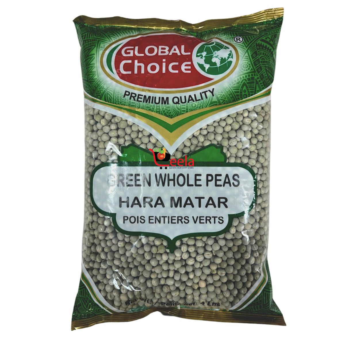 Global choice Green Whole Peas 4lb