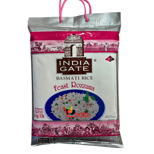 India Gate Feast Rozzana Basmati Rice - 10 LB