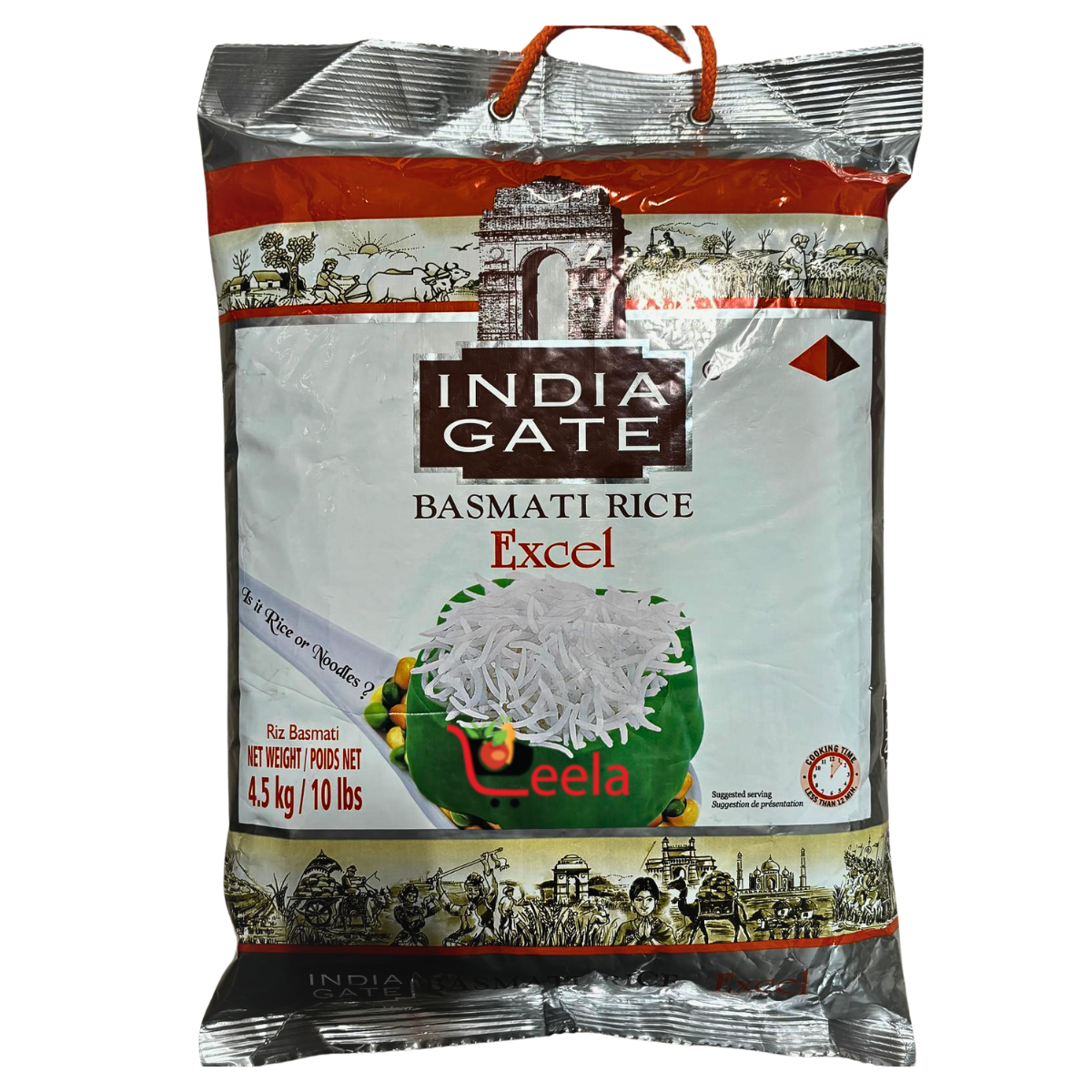 India Gate Basmati Excel Rice - 10 LB