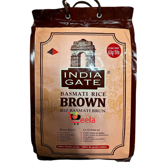 India Gate Brown  Basmati Rice - 10 LB