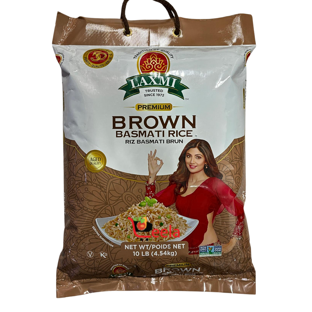 LAXMI BROWN BASMATI RICE - 10LB