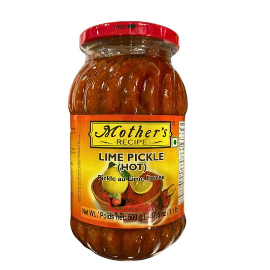 Mothers Lime Pickle  (Hot) 500g