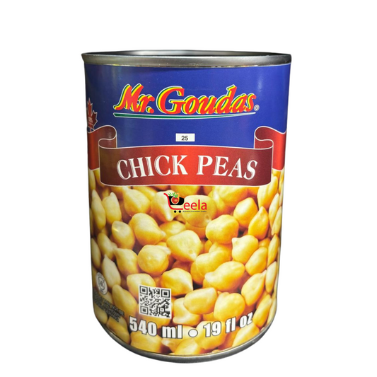 Mr Goudas Chick Peas 540ml