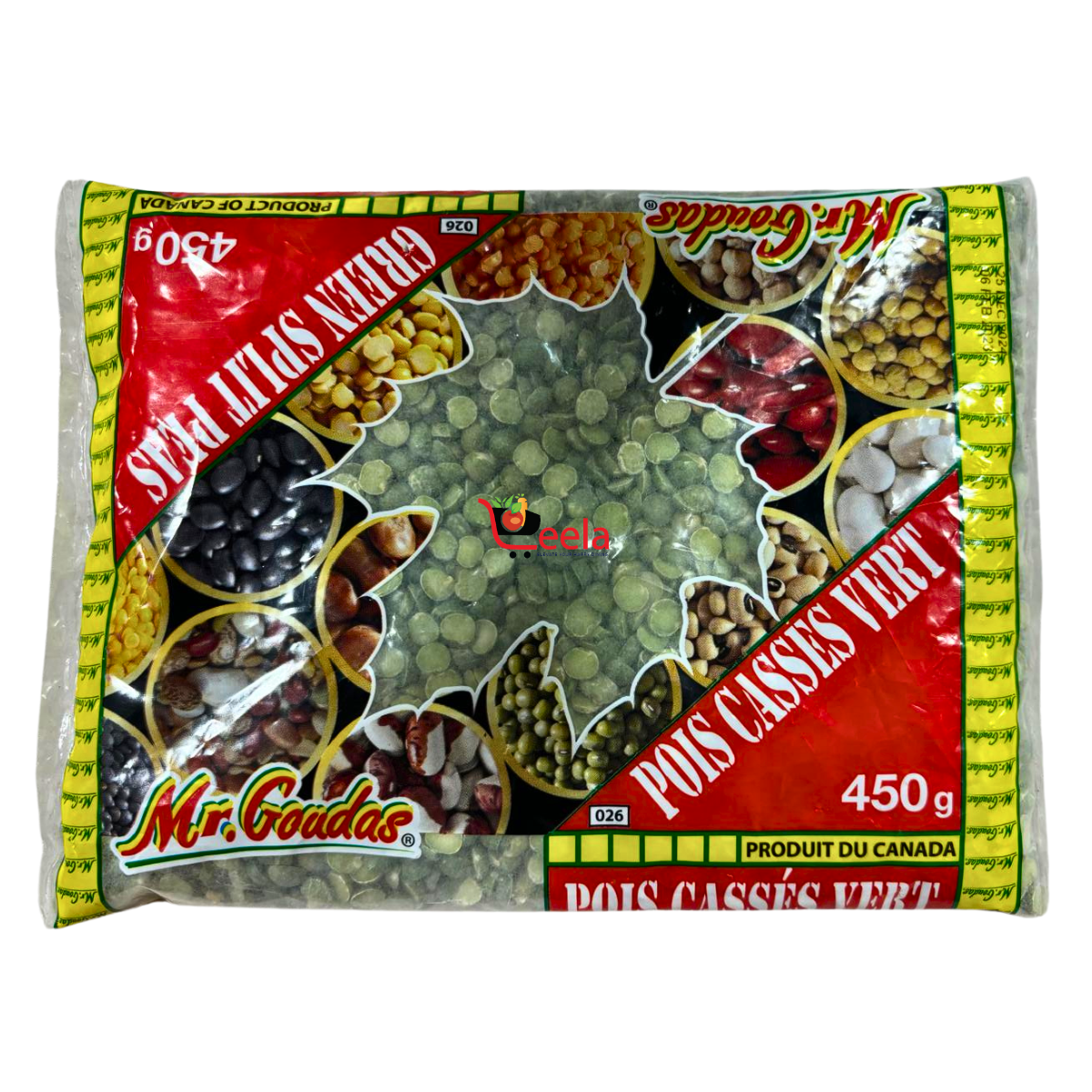 Mr Goudas Green Split Peas 450g