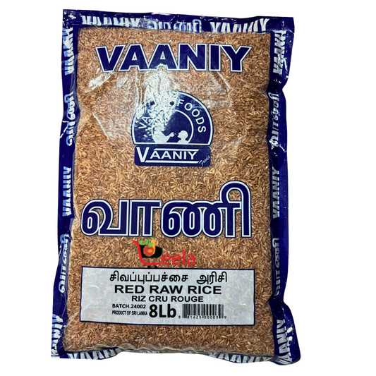 VAANIY RED RAW RICE - 8LB