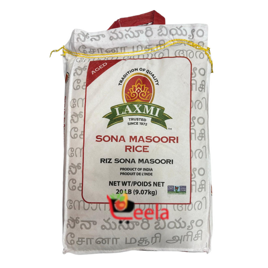 LAXMI SONA MASOORI RICE - 20LB