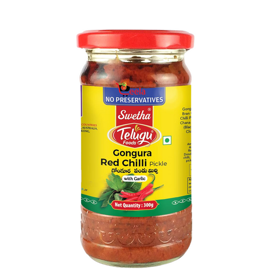 Telugu Gongura Chilli Pickle 300g