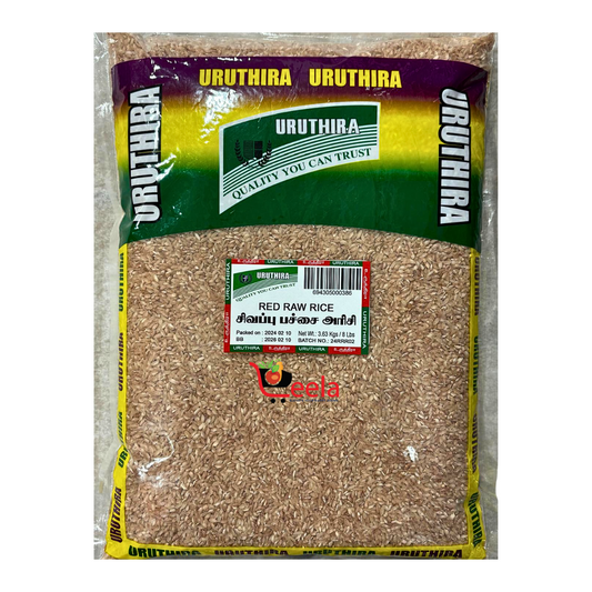 Uruthira Red Raw Rice - 8 LB